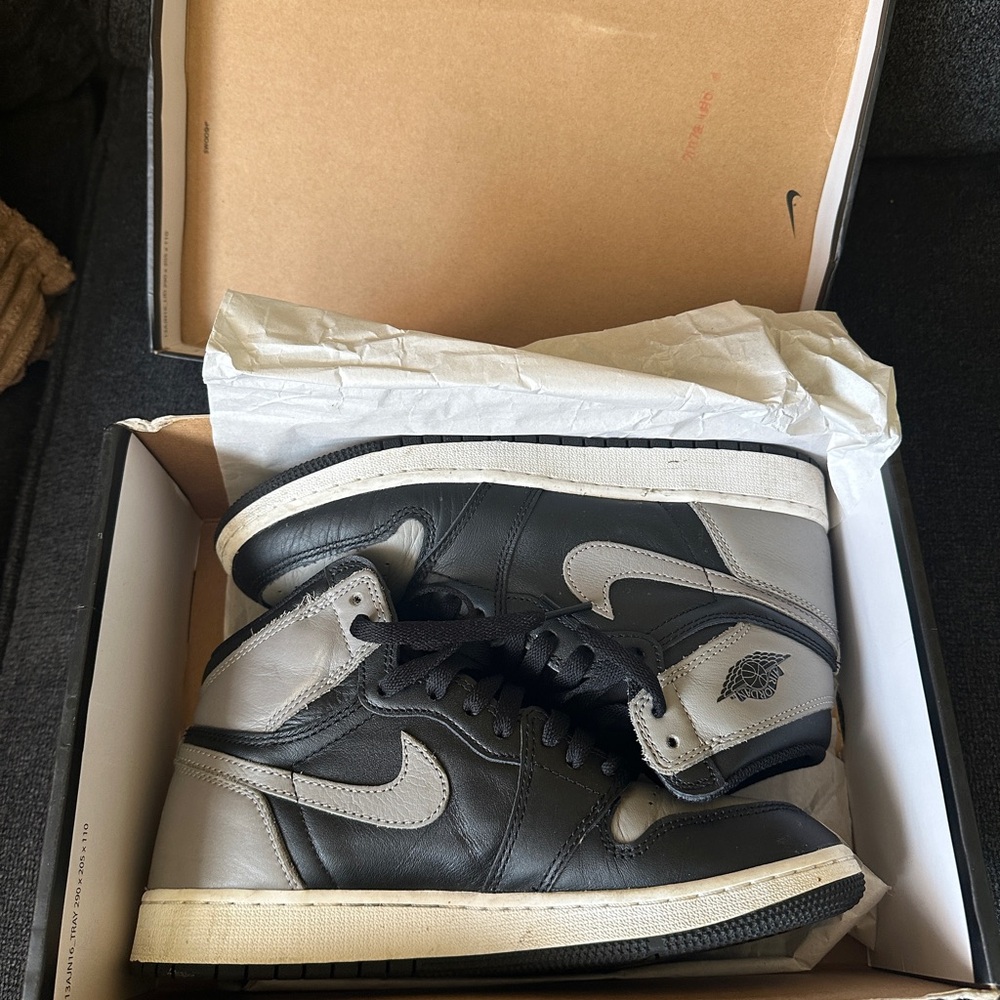 Air Jordan 1 Retro OG Sneakers Black and Gray